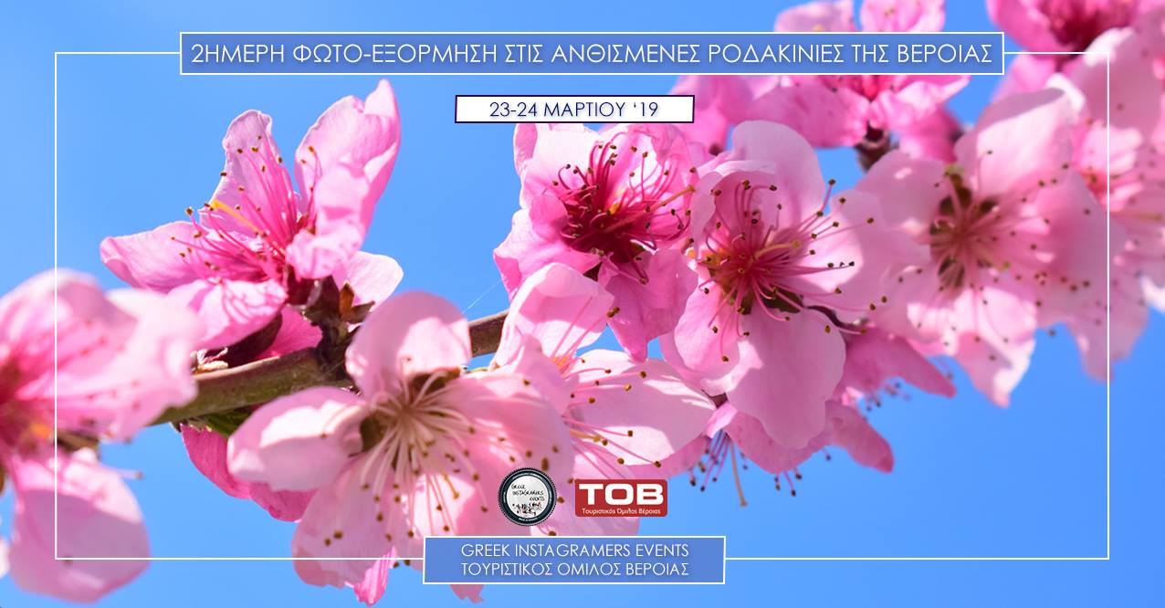 “Ανθισμένες Ροδακινιές” – Φωτογράφιση με την ομάδα των Greek Instagramers Events