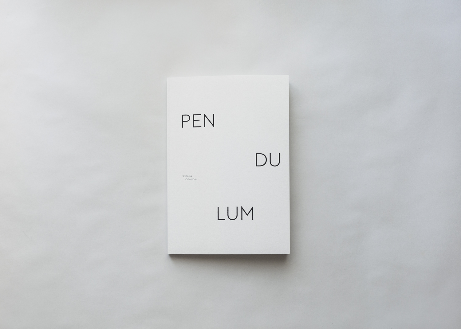Stefania Orfanidou - Pendulum Book