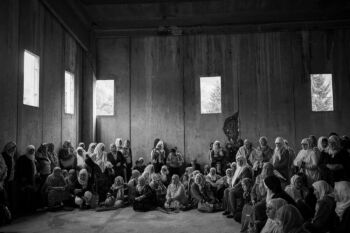 POTOCARI 09.07.2018.
relatives of victims gather at the potocari memorial center, bosnia, 2018. . Photo Vladimir Zivojinovic/BBC